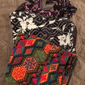 Lularoe leggings 3 pair